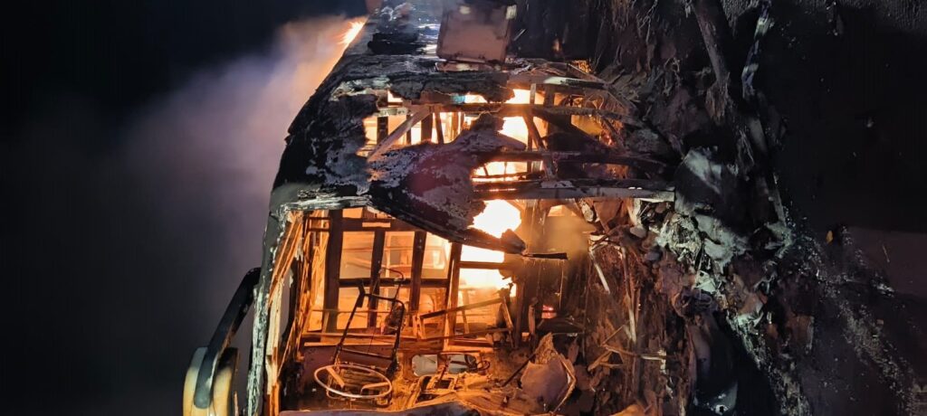 Maharashtra: Travels Bus Catches Fire On Samruddhi Expressway, Claims 26 Lives