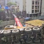 Mumbai: Eight Injured After Crane Topples Onto Houses During Eviction Drive in Mumbai’s Kurla East