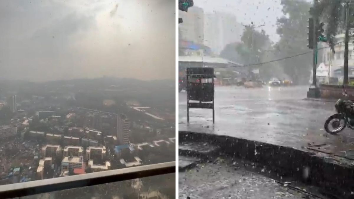 Mumbai Gets Unseasonal Showers As Cyclone Arnab