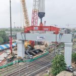 Mumbai–Ahmedabad Bullet Train Project Achieves Major Milestone with Launch of Final 1,640-Tonne Portal Beam in Ahmedabad