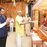 Mumbai Ganeshotsav 2026: Vice president C. P. Radhakrishnan Visits Lalbaugcha Raja Ganpati During Maharashtra Tour